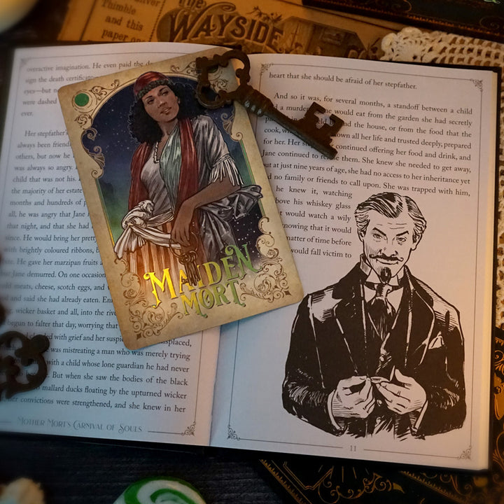 Exclusive Artist Edition Inside Book and Maiden Mort card