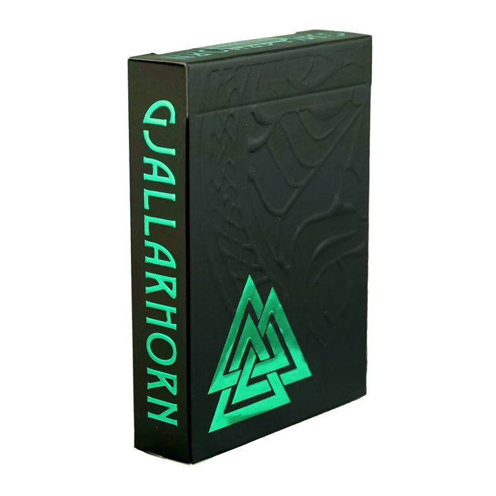 GJALLARHORN Viking Poker Deck Green