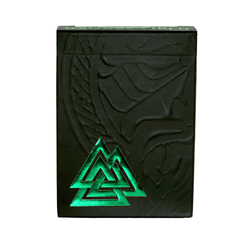 GJALLARHORN Viking Poker Deck Green