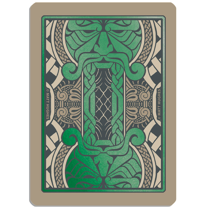 GJALLARHORN Viking Poker Deck Green